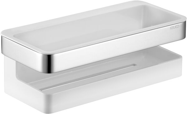 Corbeille de douche Keuco Collection Moll Chromé-anthracite image number 0