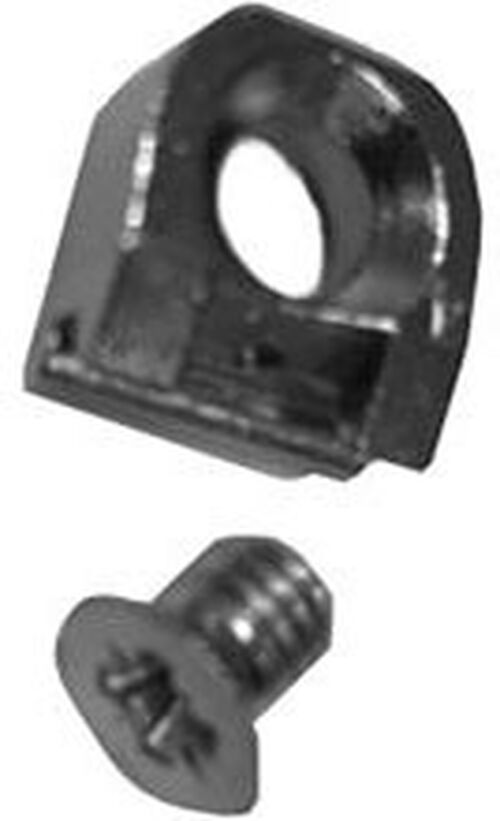 Placca di montaggio a clip con vite