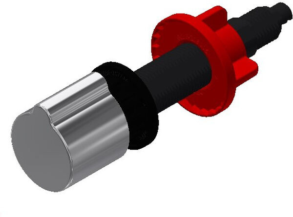 Pomo girevole Franke Ø 18 / 22 mm, tondo in acciaio inox  (133.0171.314) image number 0
