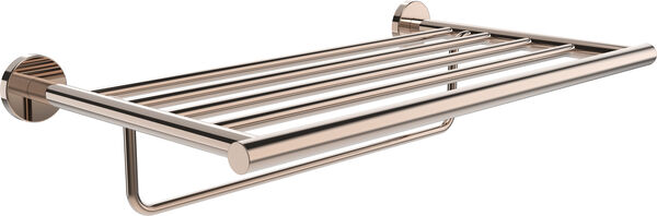 Barre &agrave; linge de bain Laufen Niara Or rose PVD image number 0