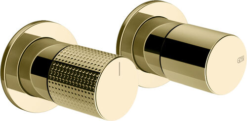 Bade- und Duschmischer Endmontageset Gessi Habito Messing PVD Cesello