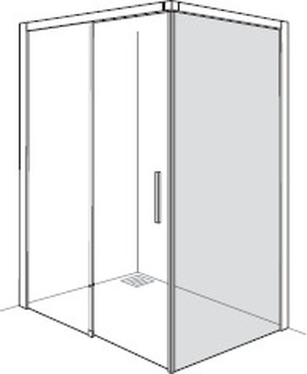Seitenwand Alterna liva, Band rechts, Breite 75 cm (73,3 - 75,2 cm), mit Wandprofil, zur image number 0