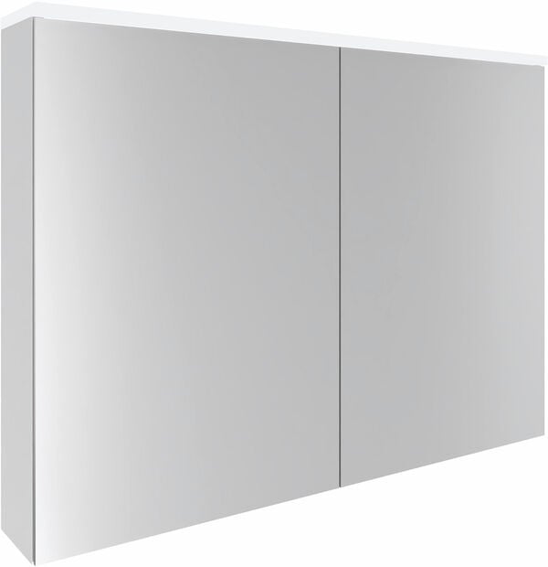Armadio a specchio Alterna enea LED plus, larg. 100 cm 50/50 image number 0