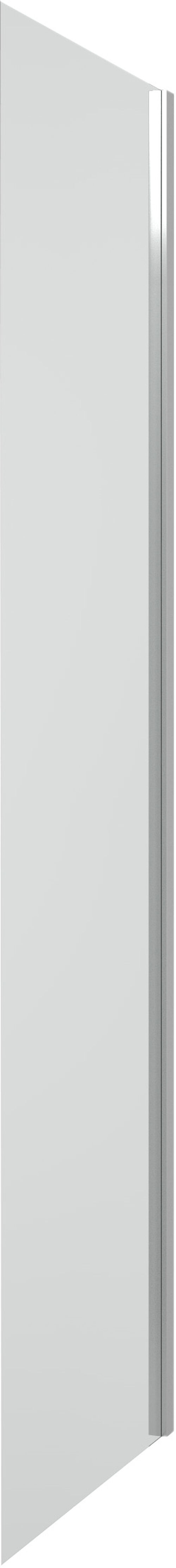 Cloison lat&eacute;rale Alterna costa, montage au sol Argent &eacute;lox&eacute; Verre clair ProCare