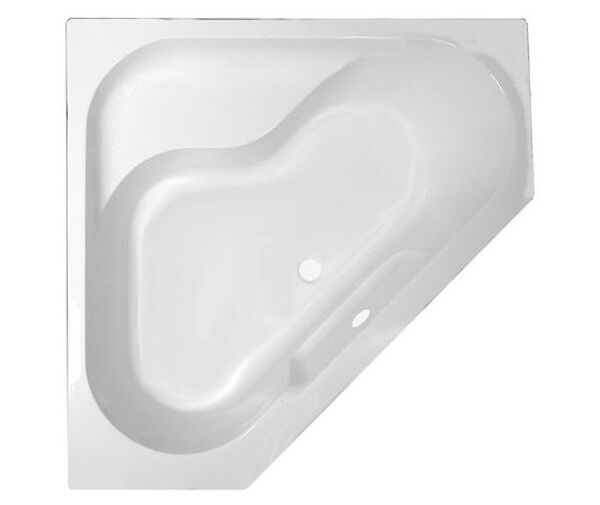 Vasca da bagno ad angolo Alterna marea pentagonale, ad incasso, zona doccia a sinistra, lunghezza image number 0