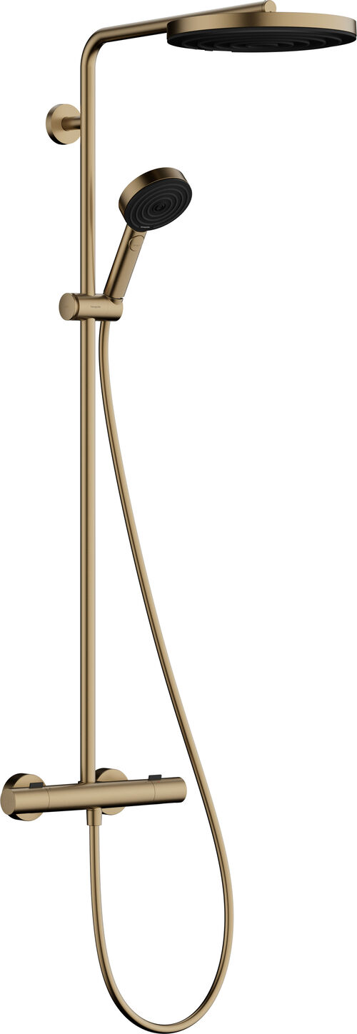 Showerpipe Hansgrohe Pulsify S Puro ½" Brushed bronze