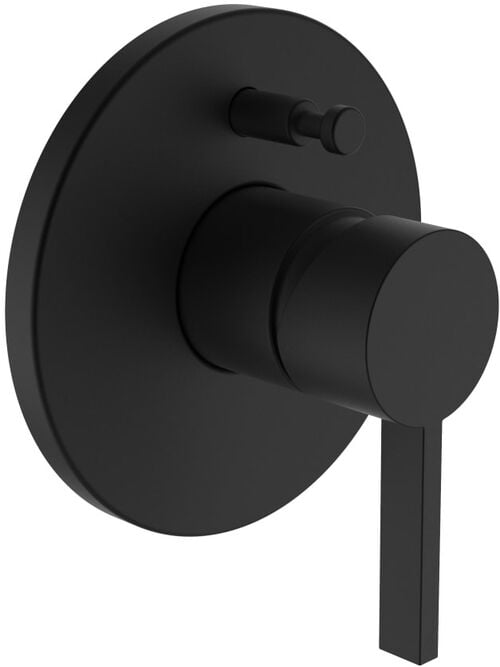 Bademischer-Endmontageset Laufen Kartell &frac12;" Titanschwarz&nbsp;matt PVD