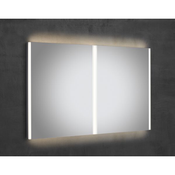 Spiegelschrank Sidler Focus LED UP silbereloxiert Lichtfarbe stufenlos verstellbar 2000-6500 K image number 1