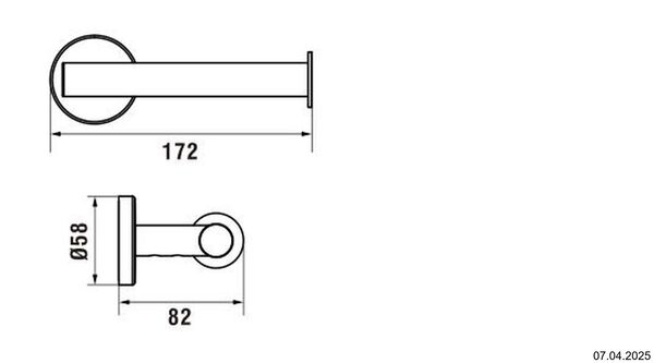 Porte-papier Laufen Niara Chrom&eacute; image number 1