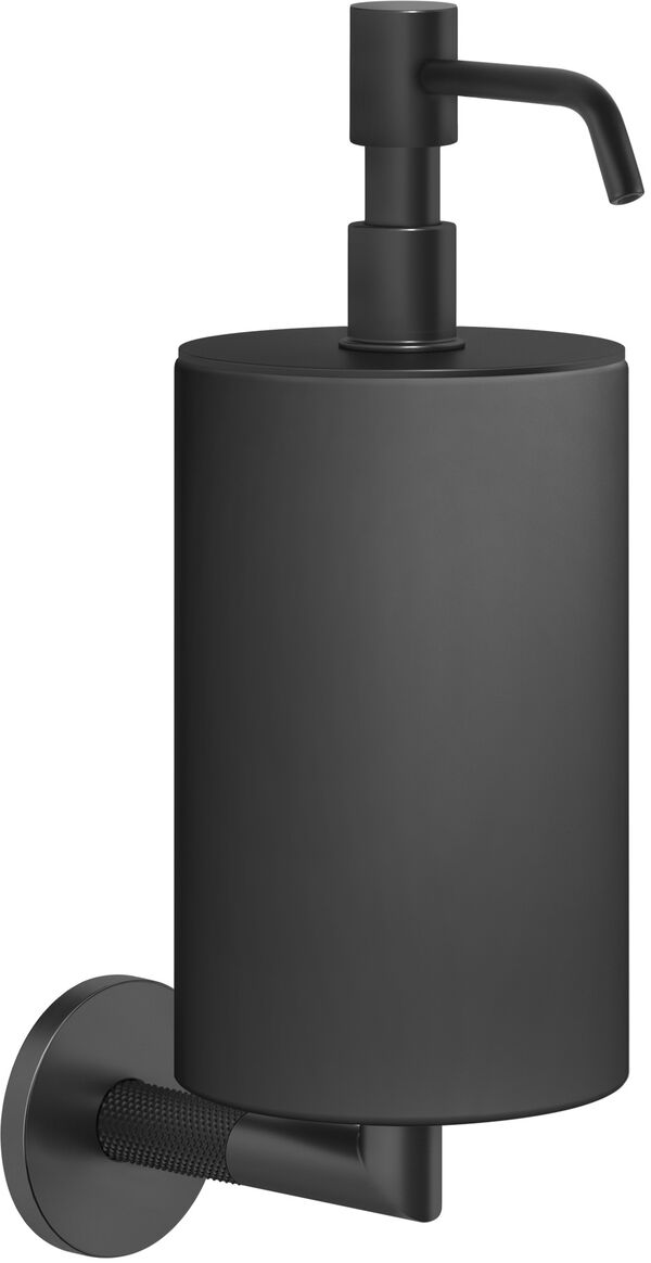 Seifenspender Gessi Anello Schwarz matt image number 0