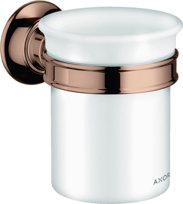 Glashalter Axor Montreux Polished red gold image number 0