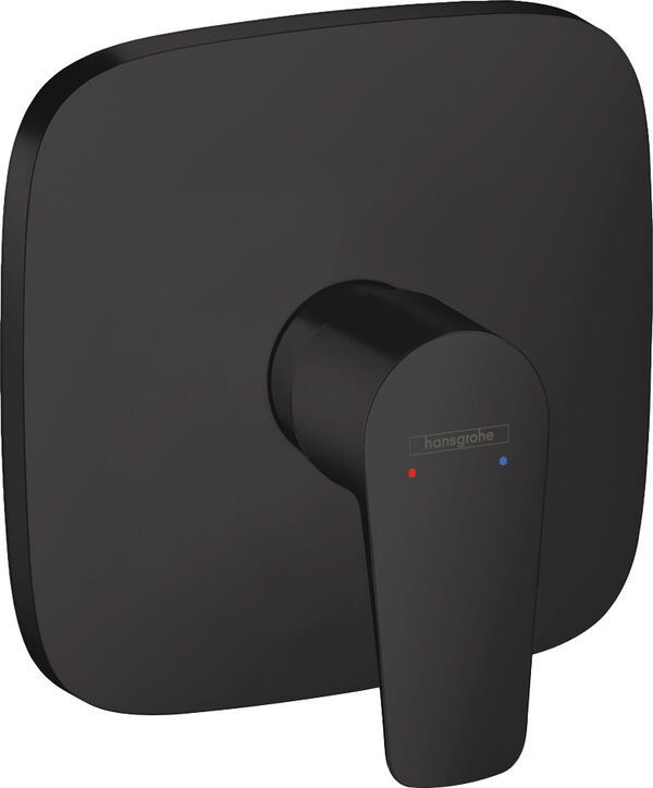 M&eacute;langeur de douche - set de montage final Hansgrohe Talis E Noir mat image number 0