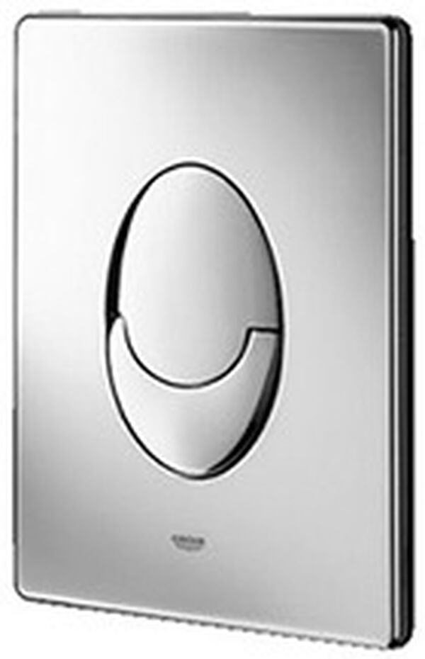 Plaque de d&eacute;clenchement Grohe Skate Air Chrom&eacute; mat image number 0