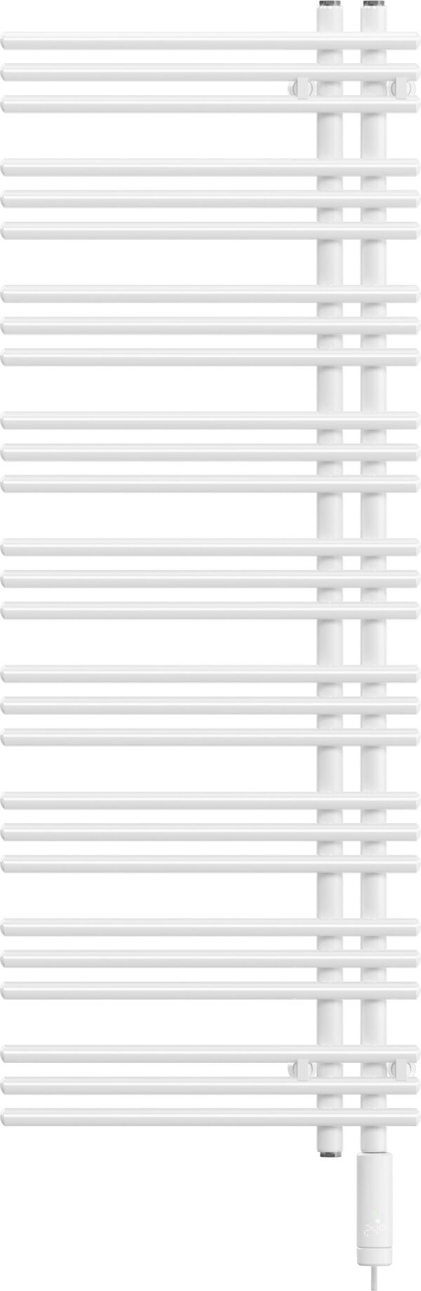 Radiateur de bain Zehnder Yucca Asym Blanc R&eacute;sistance &eacute;lectrique &agrave; droite image number 0