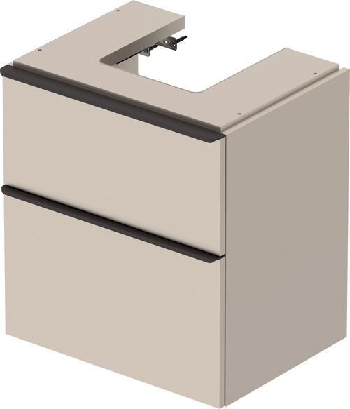 Armadio sottolavabo Duravit D-Neo Taupe opaco