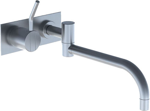 Miscelatore a parete-set di montaggio finale Vola Cromato