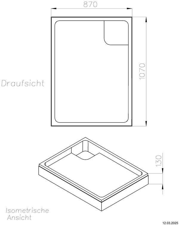 Duschwannentr&auml;ger Schedel image number 1