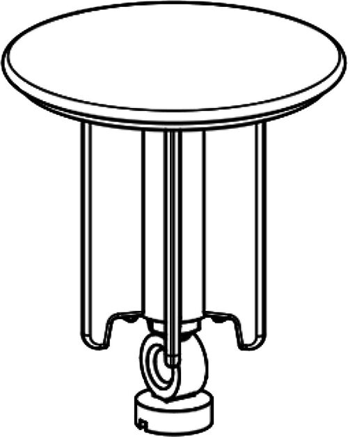 Ventilstopfen Alterna pi&ugrave; / ni&ugrave; / Gessi Verchromt