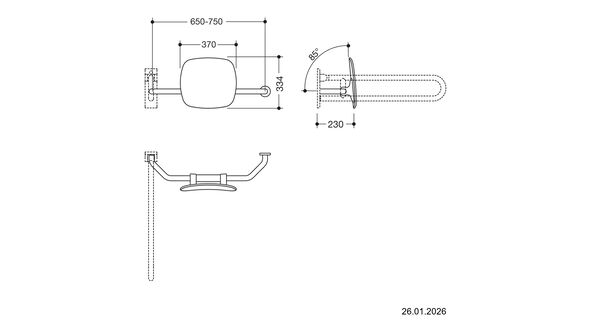Dossier Hewi 805 Acier inoxydable mat Dossier blanc signalisation image number 1
