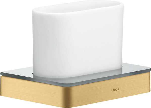 Porte-verre Axor Universal Softsquare Brushed gold optic image number 0