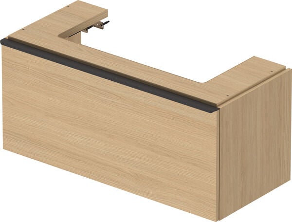 Waschtischmöbel Duravit D-Neo, Breite 98,4 cm, Höhe 44 cm, Tiefe 44,2 cm, 1 Schublade, Griff aus image number 0