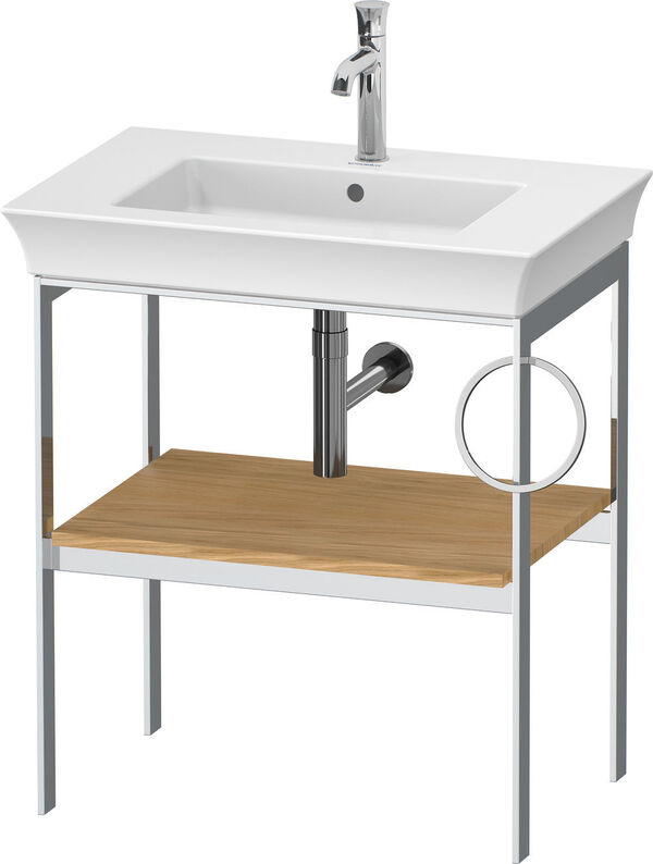 Console m&eacute;tallique Duravit White Tulip Ch&ecirc;ne d&rsquo;europe image number 0
