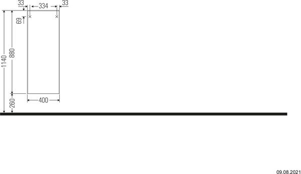 Armoire lat&eacute;rale Duravit White Tulip Blanc mat image number 1