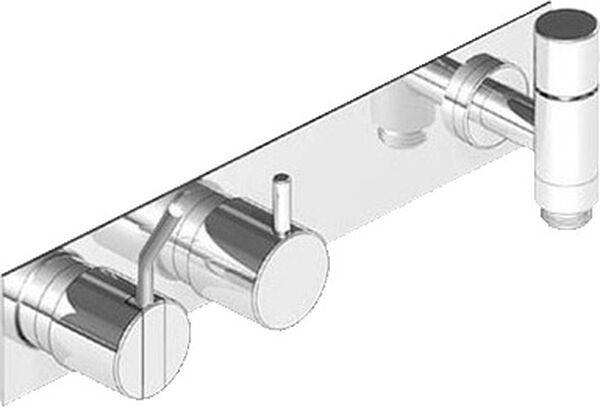 M&eacute;langeur de douche-set de montage final Vola Chrom&eacute; image number 0