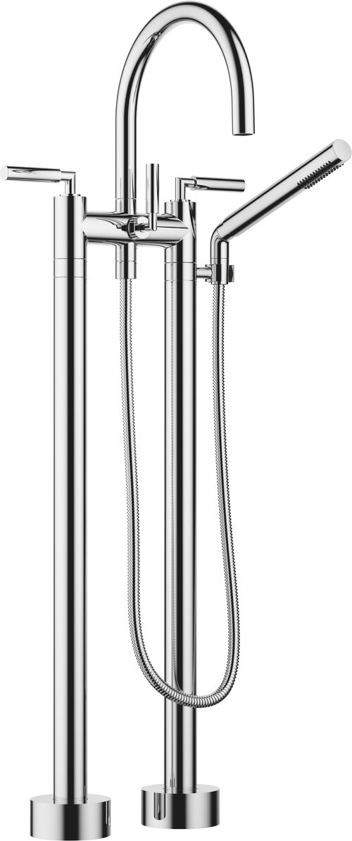 Batterie de bain Dornbracht Tara. Chrom&eacute;
