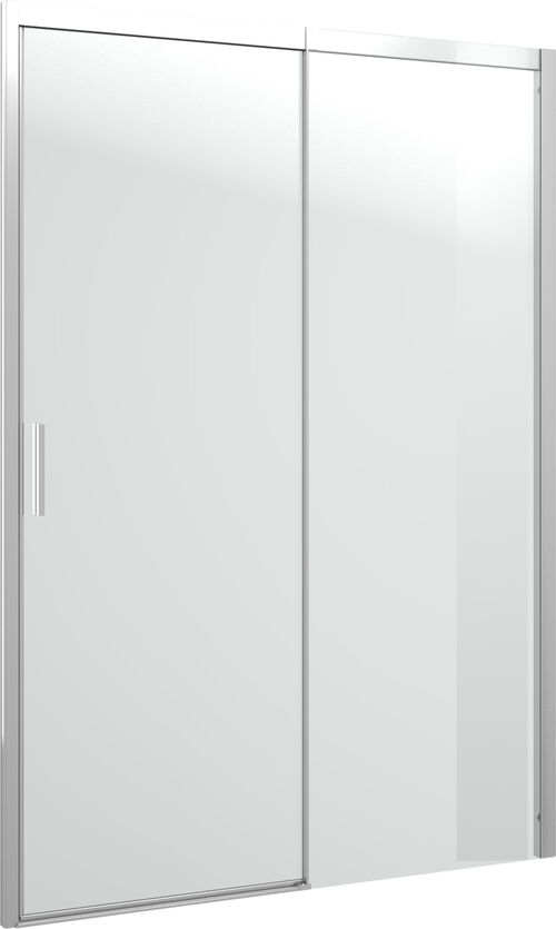 Porte coulissante Alterna costa, pour niche Silber hochglanzeloxiert Verre clair Porte coulissante Alterna costa, pour niche Silber hochglanzeloxiert Verre clair