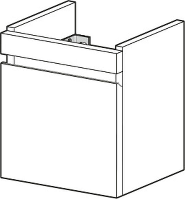 Meuble sous-lavabo Alterna cubito 3 Blanc premium image number 0