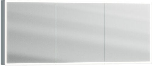 Armoire de toilette Alterna luuna LED plus Monument grey Couleur de lumi&egrave;re r&eacute;glable en continu 2700-6500 K