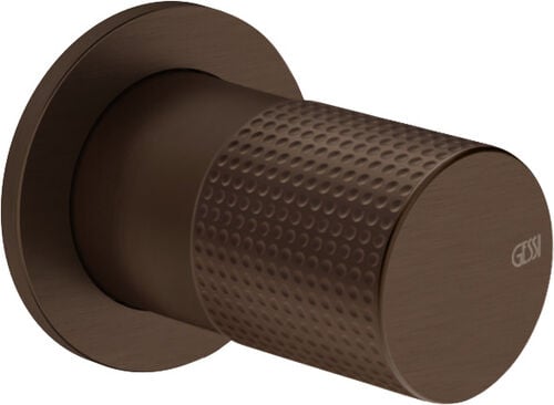 Miscelatore doccia / monocomando-set di montaggio finale Gessi Habito Black metal brushed Unito