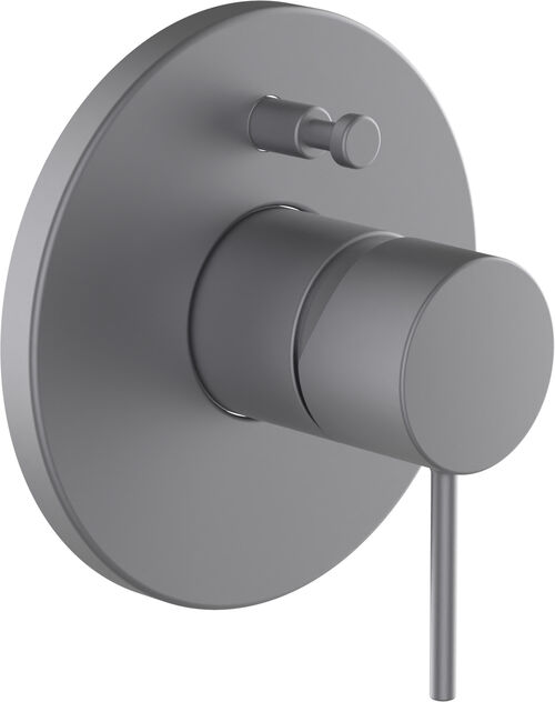 Bademischer-Endmontageset Laufen Twinplus Slim edelstahl matt PVD