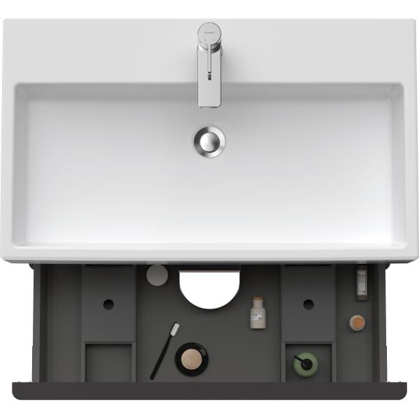 Armadio sottolavabo Duravit D-Neo Basalto opaco image number 4