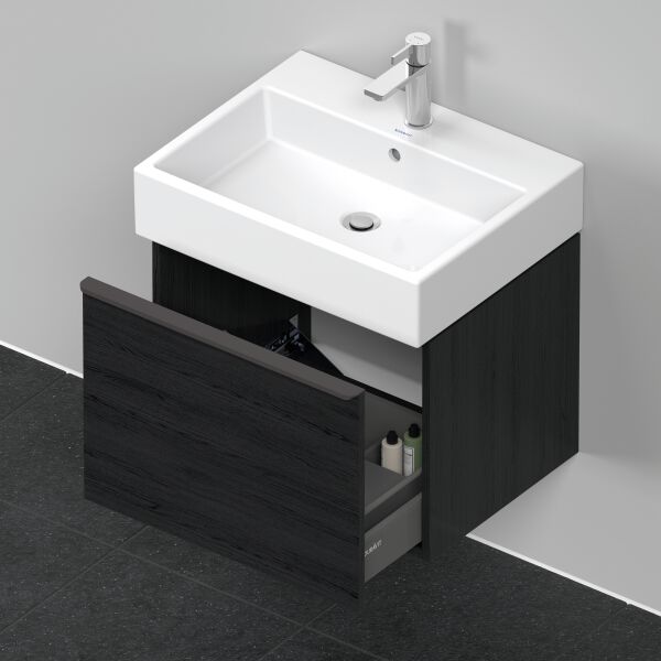 Armadio sottolavabo Duravit D-Neo Rovere nero image number 3