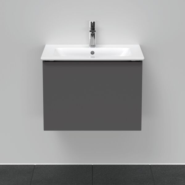 Meuble sous-lavabo Duravit D-Neo Graphite mat image number 2