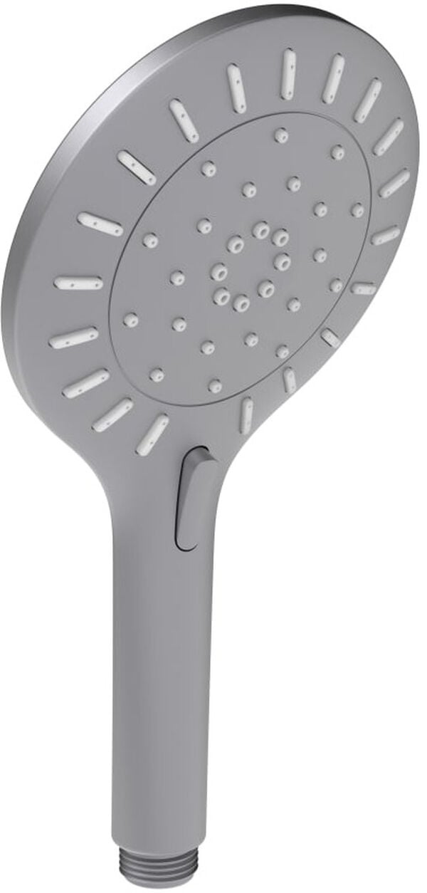 Handbrause Laufen My-Twin 120 3-jet Edelstahl matt PVD image number 0