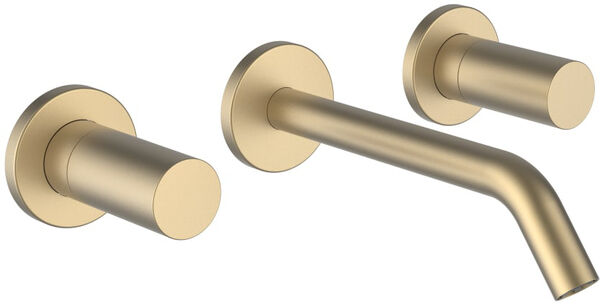 Wandbatterie-Endmontageset Laufen Kartell Gold matt pale PVD image number 0