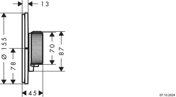 Duschsystem Axor ShowerSelect ID brushed nickel image number 3