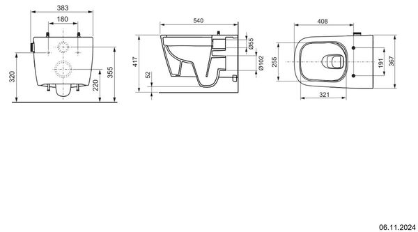 Dusch-WC Tece Neo Kaltwasser weiss Cleaneffekt image number 1