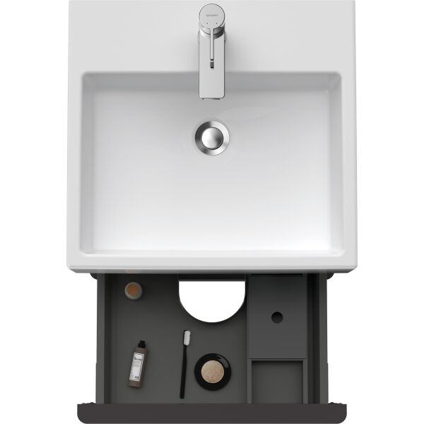 Meuble sous-lavabo Duravit D-Neo Graphite mat image number 4