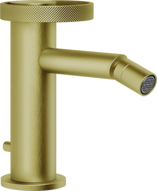 M&eacute;langeur de bidet Gessi Anello Brushed brass