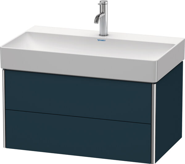 Meuble sous-lavabo Duravit XSquare Night blue satin&eacute; mat image number 0