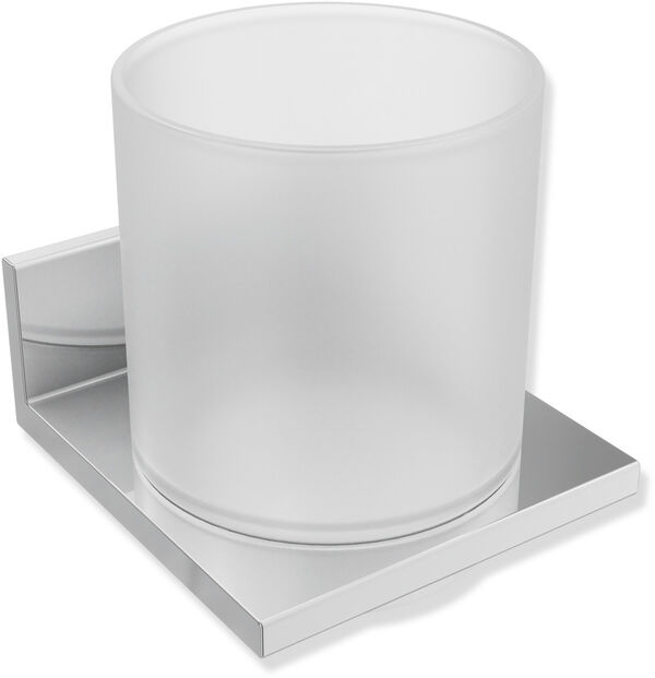 Glasbecher mit Halter Hewi 900Q Verchromt image number 0