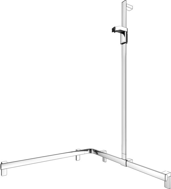 Duschhandlauf Keuco Collection Axess Verchromt Brausenschieber verchromt image number 0