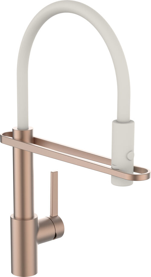 Sp&uuml;ltischmischer Laufen Semipro Rosengold geb&uuml;rstet PVD basis chrom