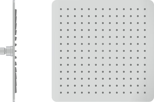 Regenbrause Laufen &frac12;" Verchromt