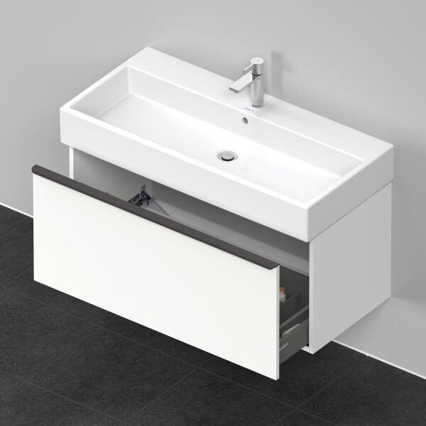 Armadio sottolavabo Duravit D-Neo bianco opaco image number 3