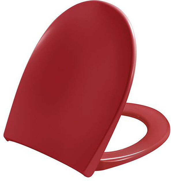 Si&egrave;ge de WC Pressalit Scandinavia Plus avec couvercle Rouge image number 0